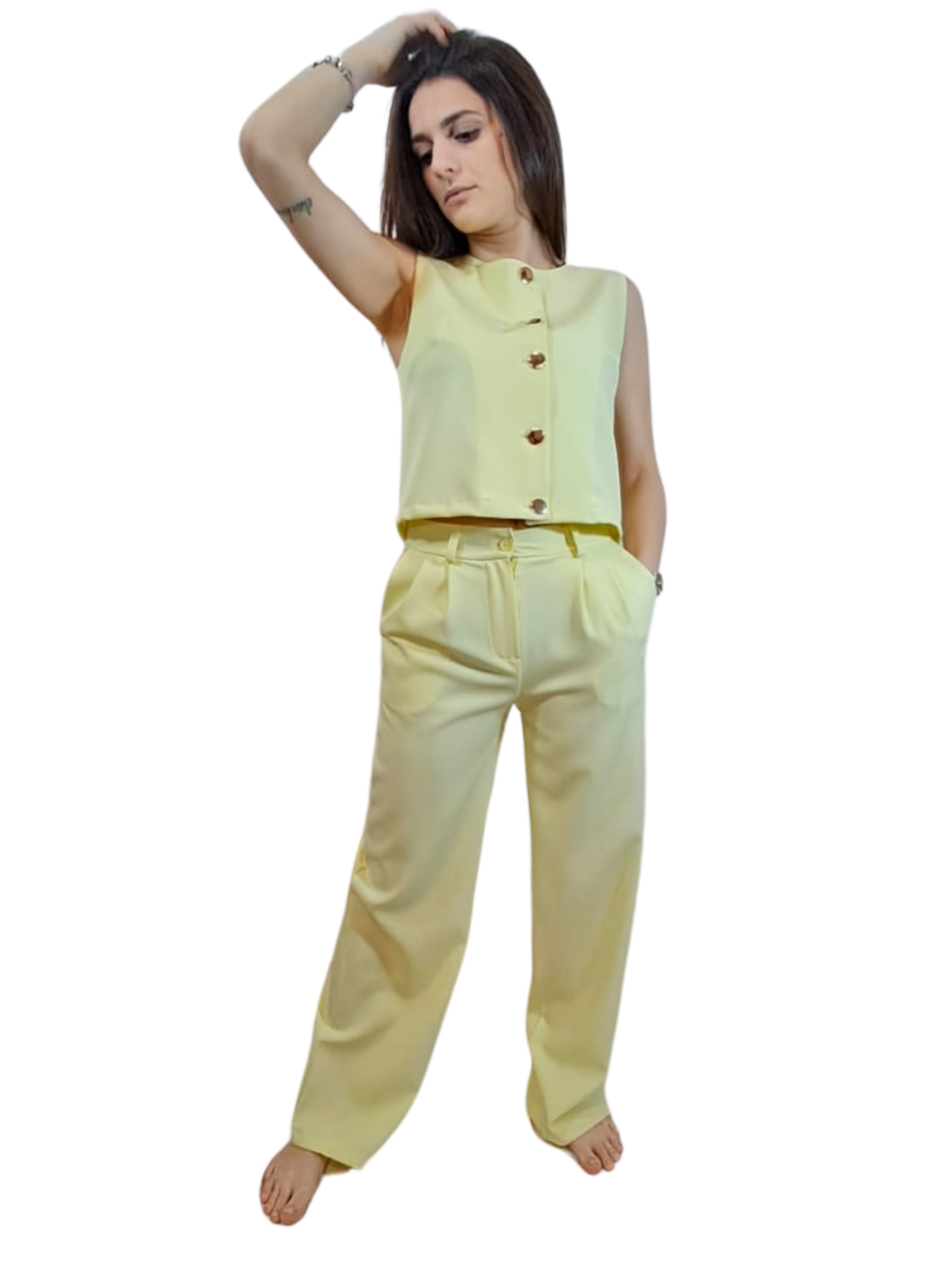 Pantalone gamba dritta
