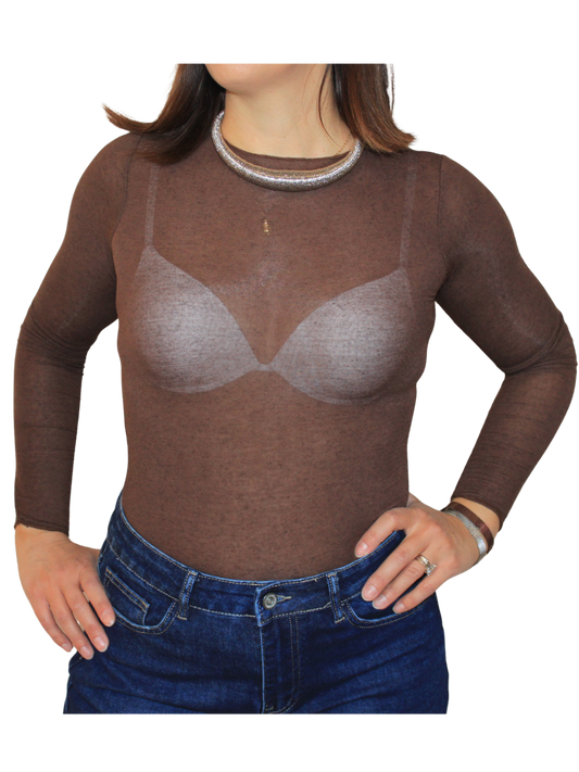 Maglia donna stile underwear – morbida e versatile