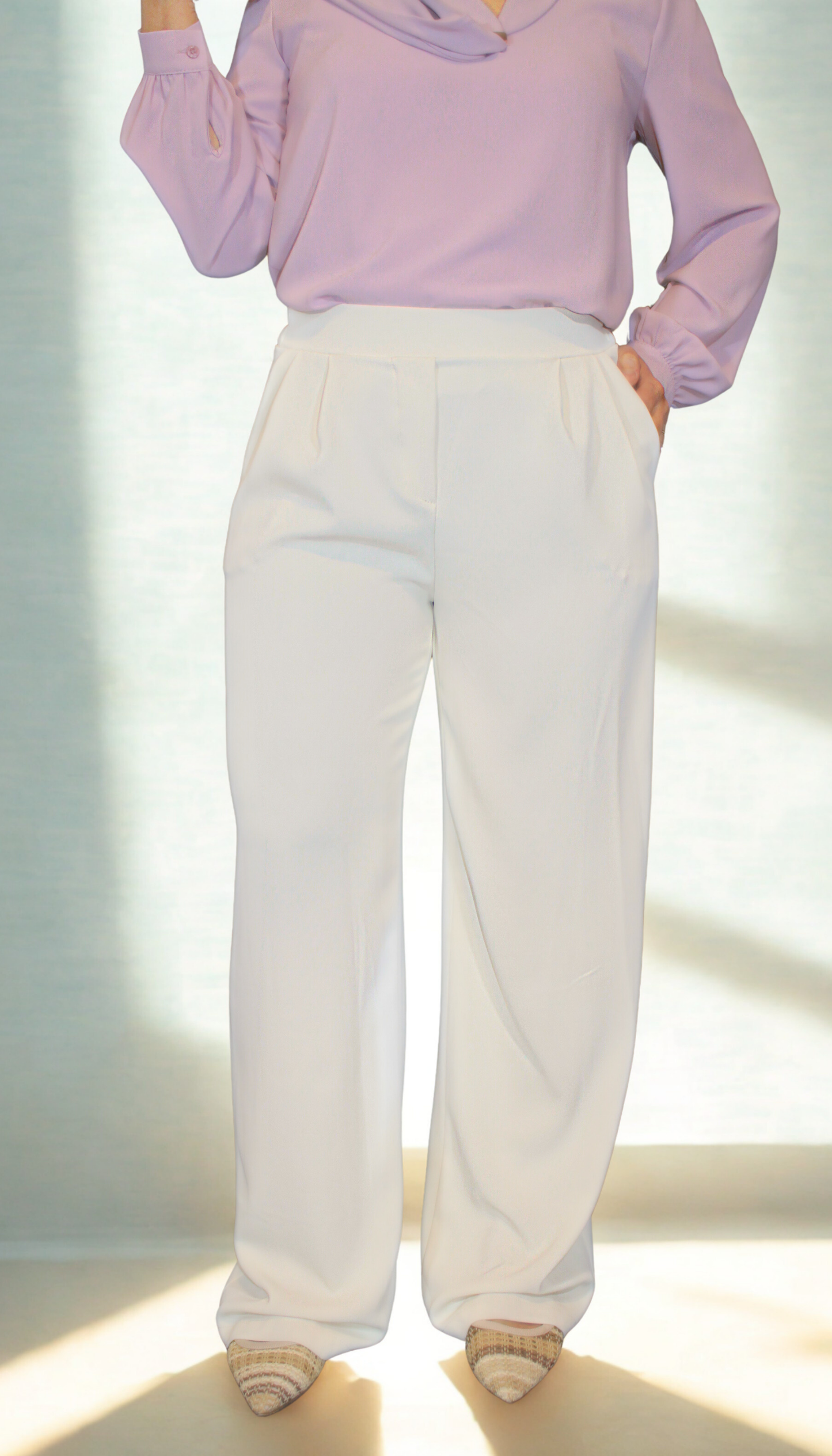 Pantalone donna Palazzo – elegante, fluido e chic – Peplo