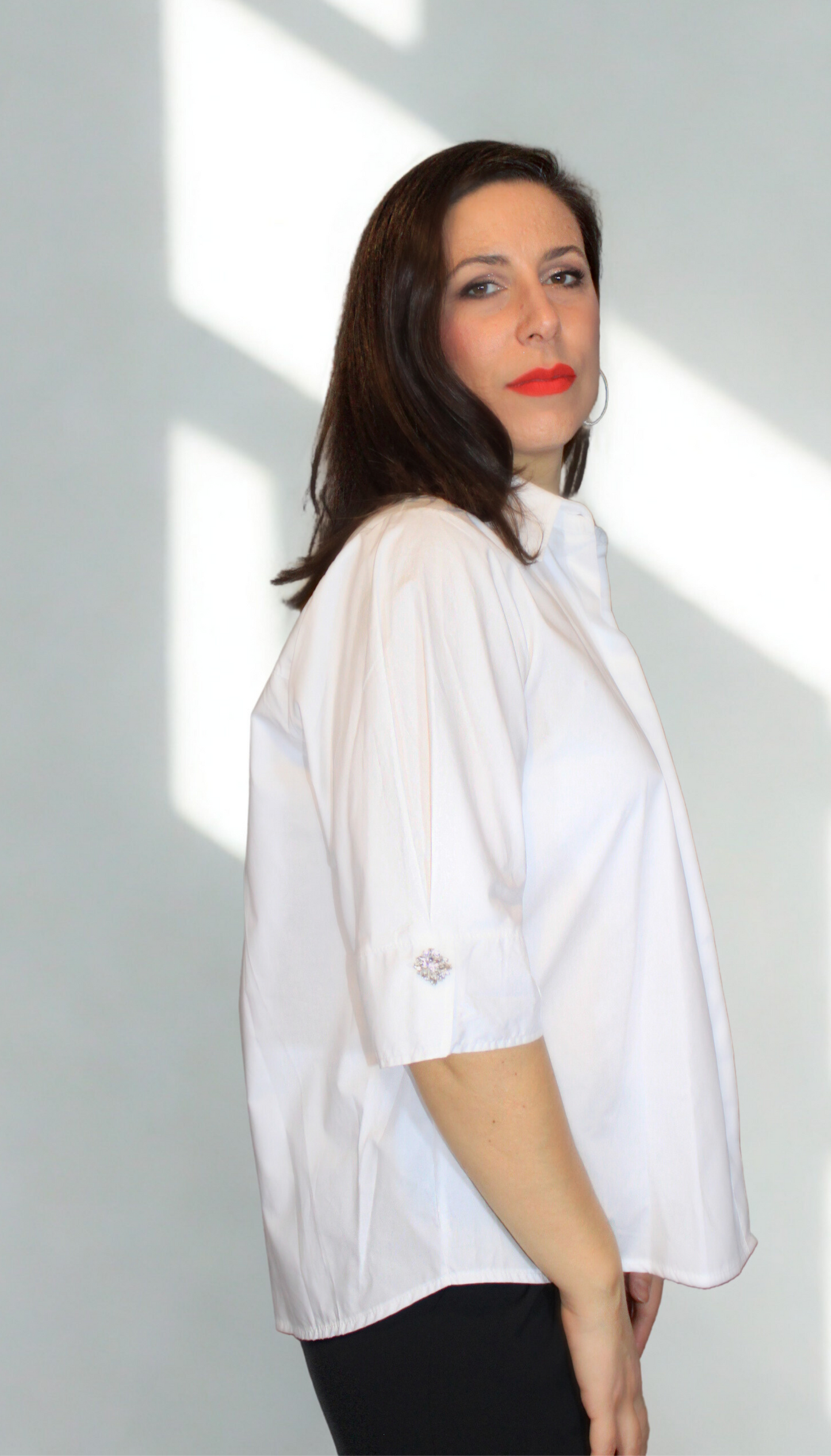 Camicia donna Little Gem – elegante, femminile e versatile – Peplo