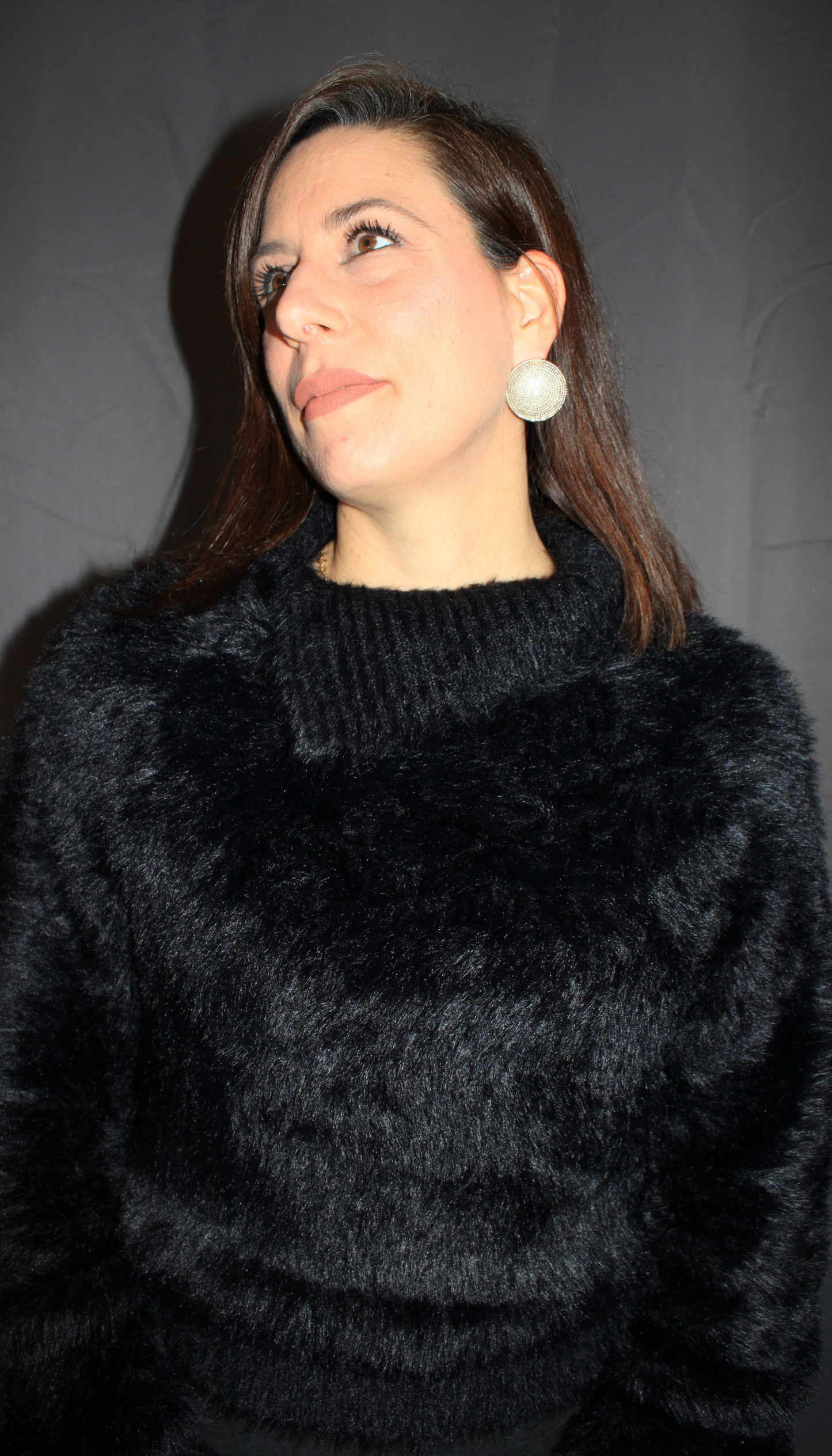 Maglione donna furry – morbido, caldo e chic