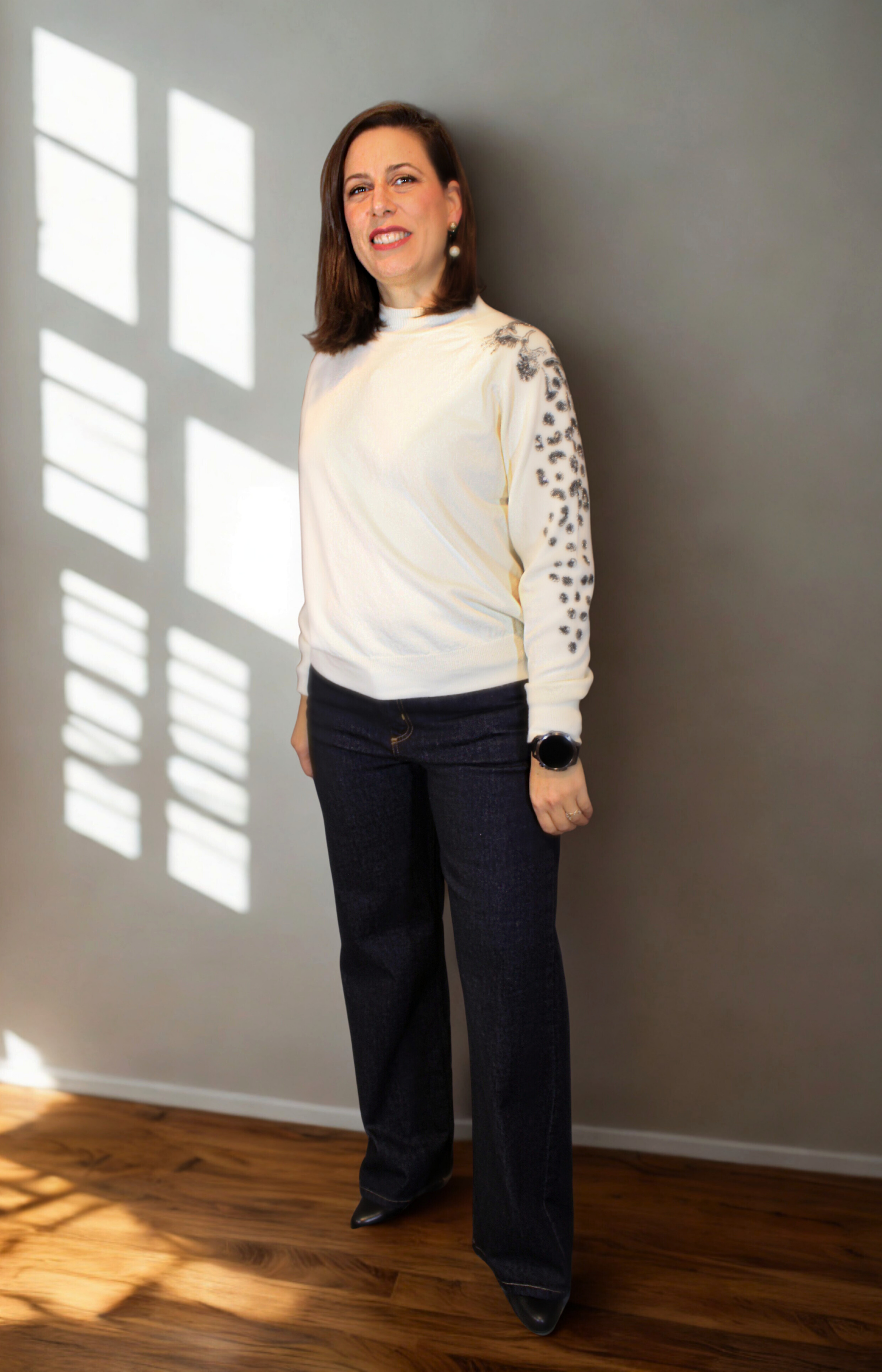 Jeans donna vita alta a gamba larga – comodi e chic