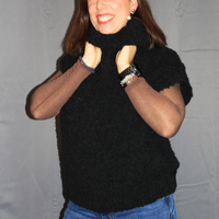 Gilet in maglia bouclé donna – elegante e confortevole