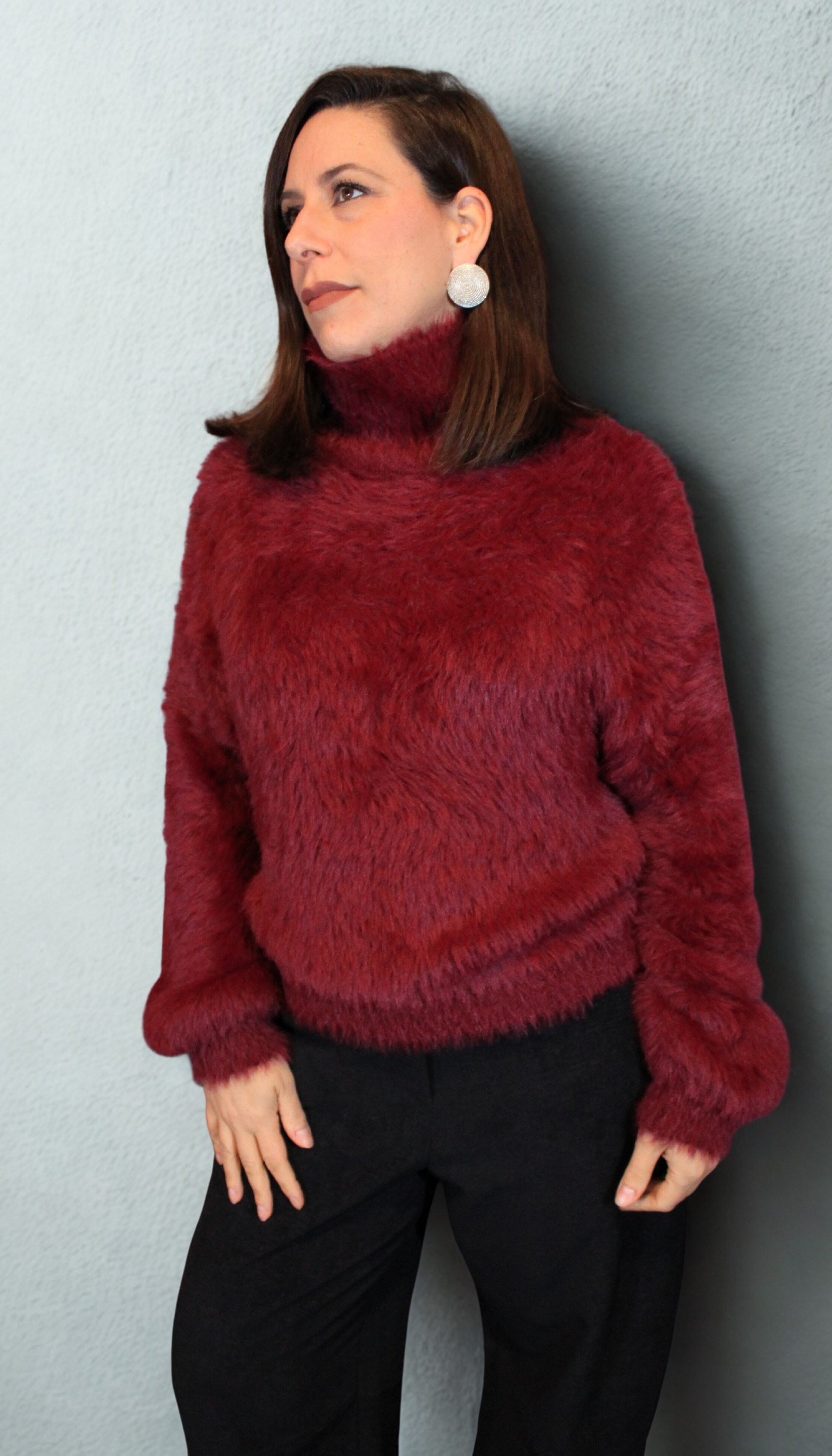 Maglione donna furry – morbido, caldo e chic