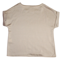 Maglia effetto raso manica corta