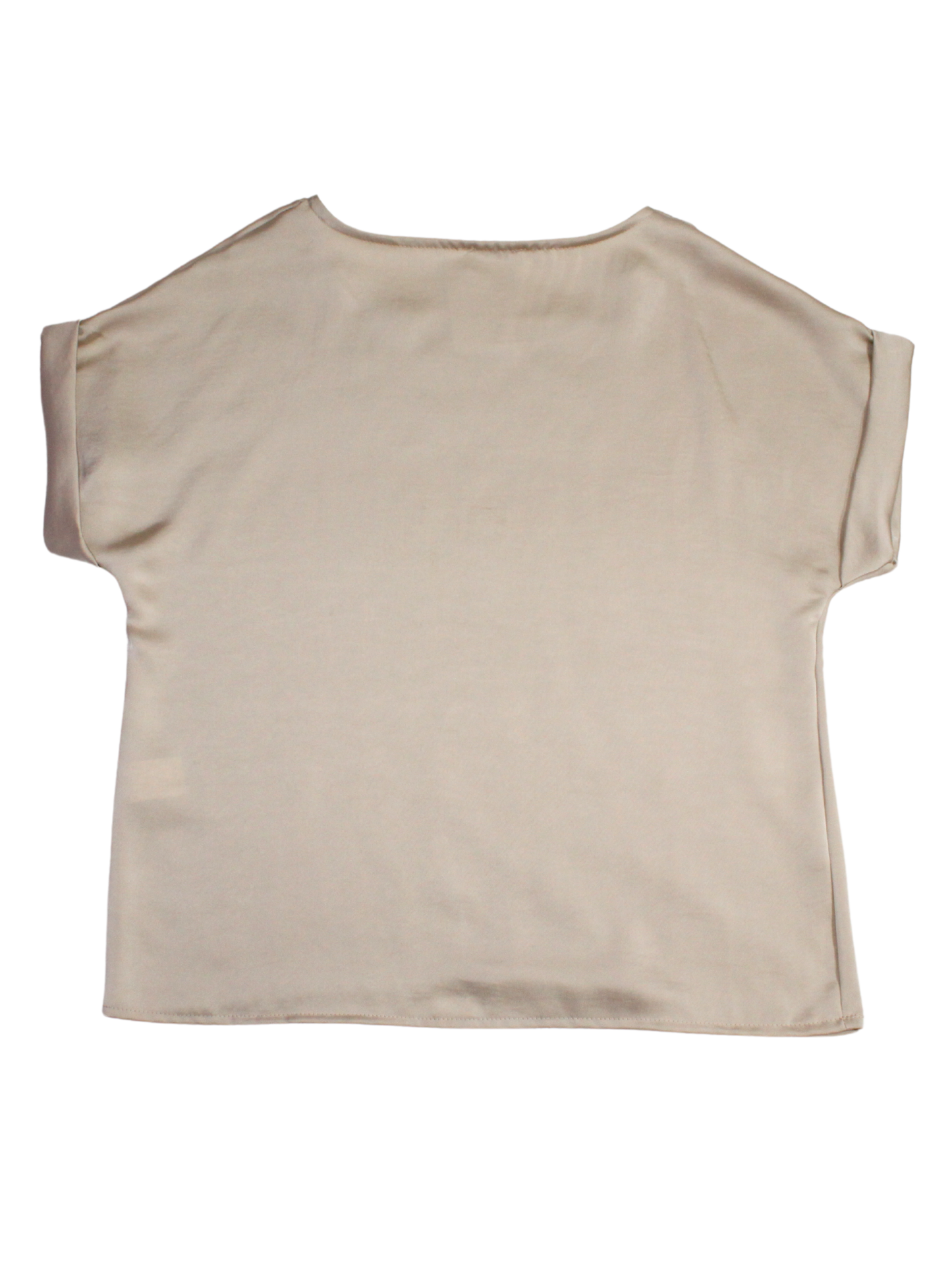 Maglia effetto raso manica corta
