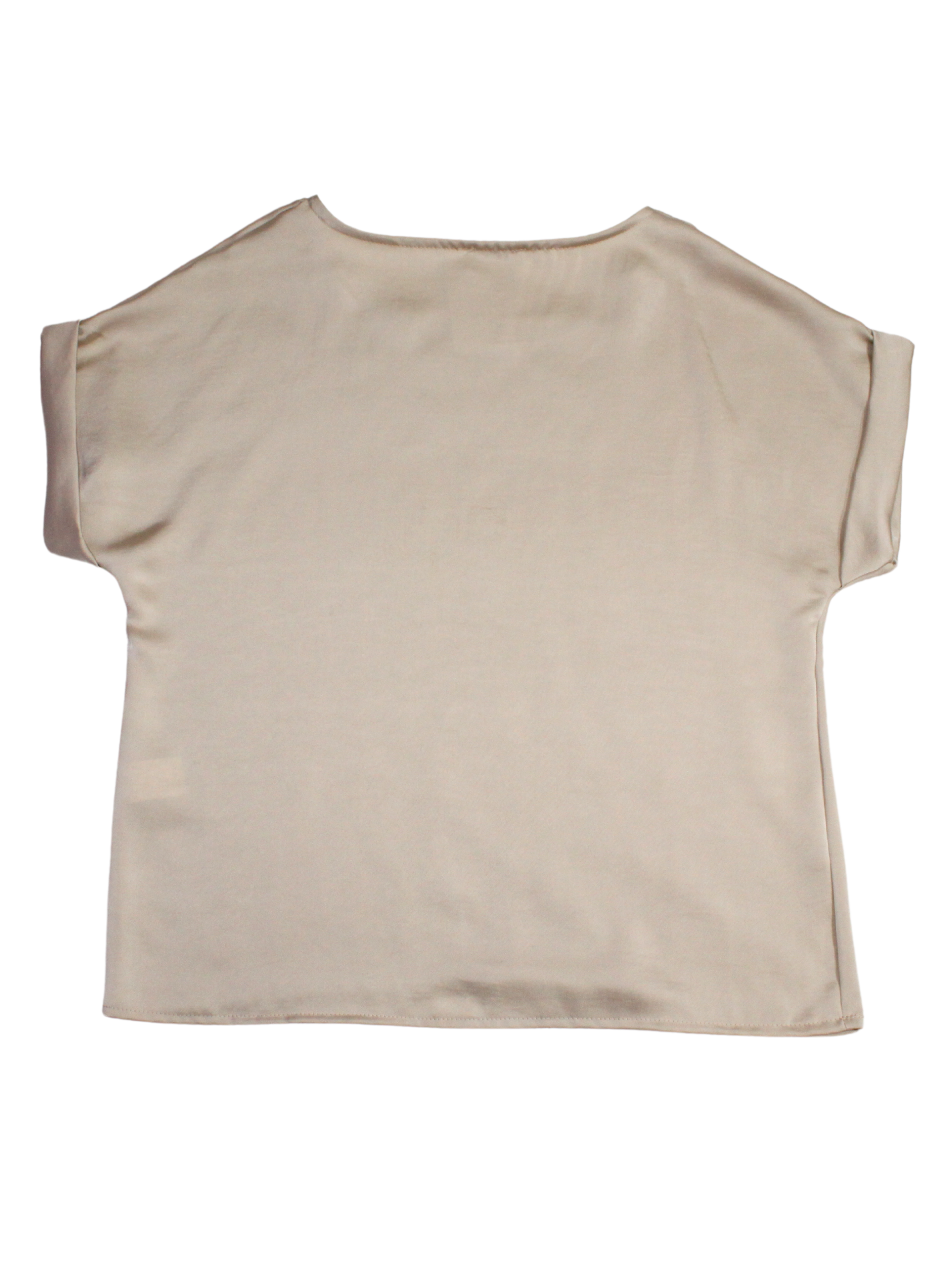 Maglia effetto raso manica corta