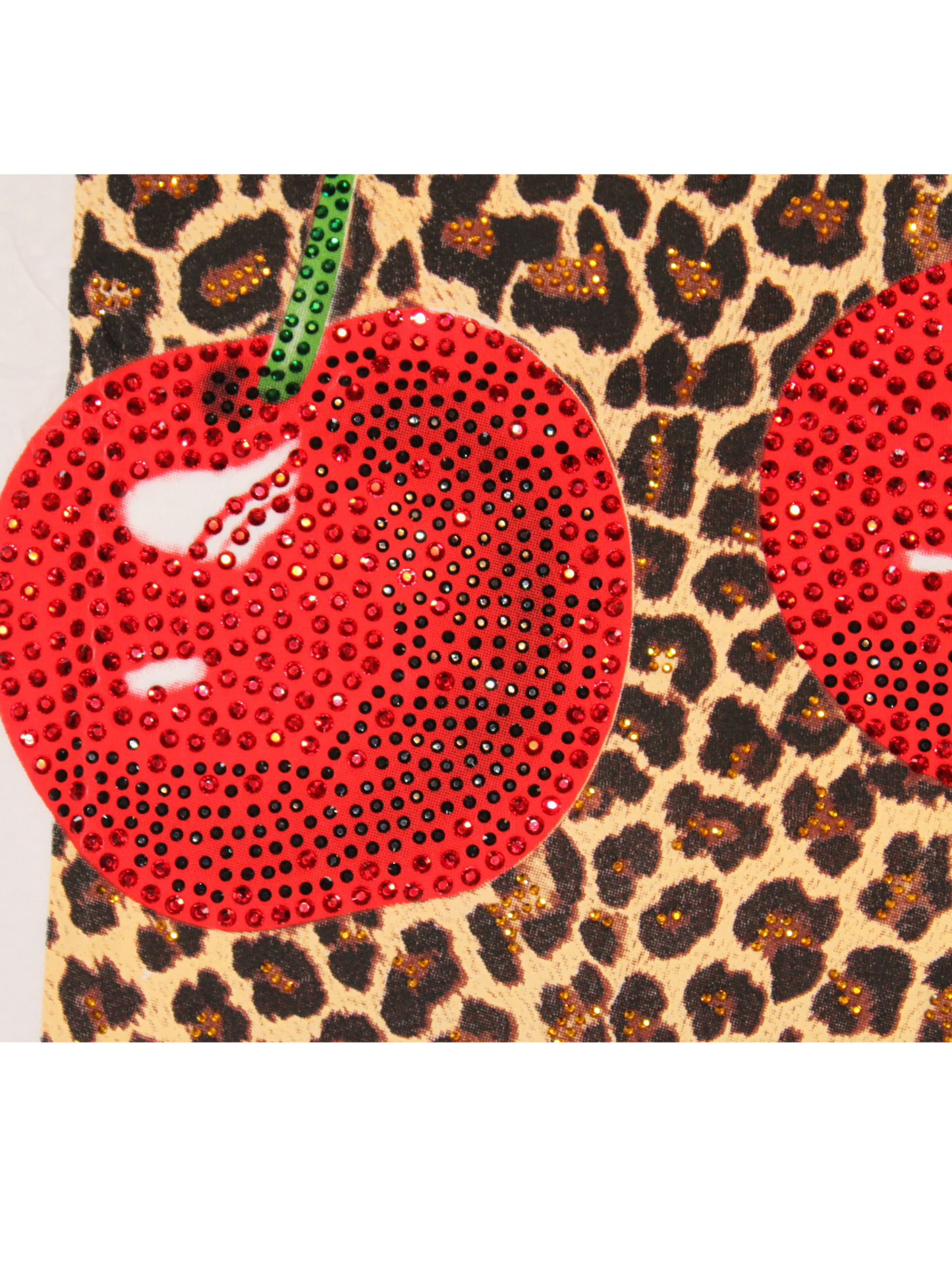 T-shirt cherry animalier