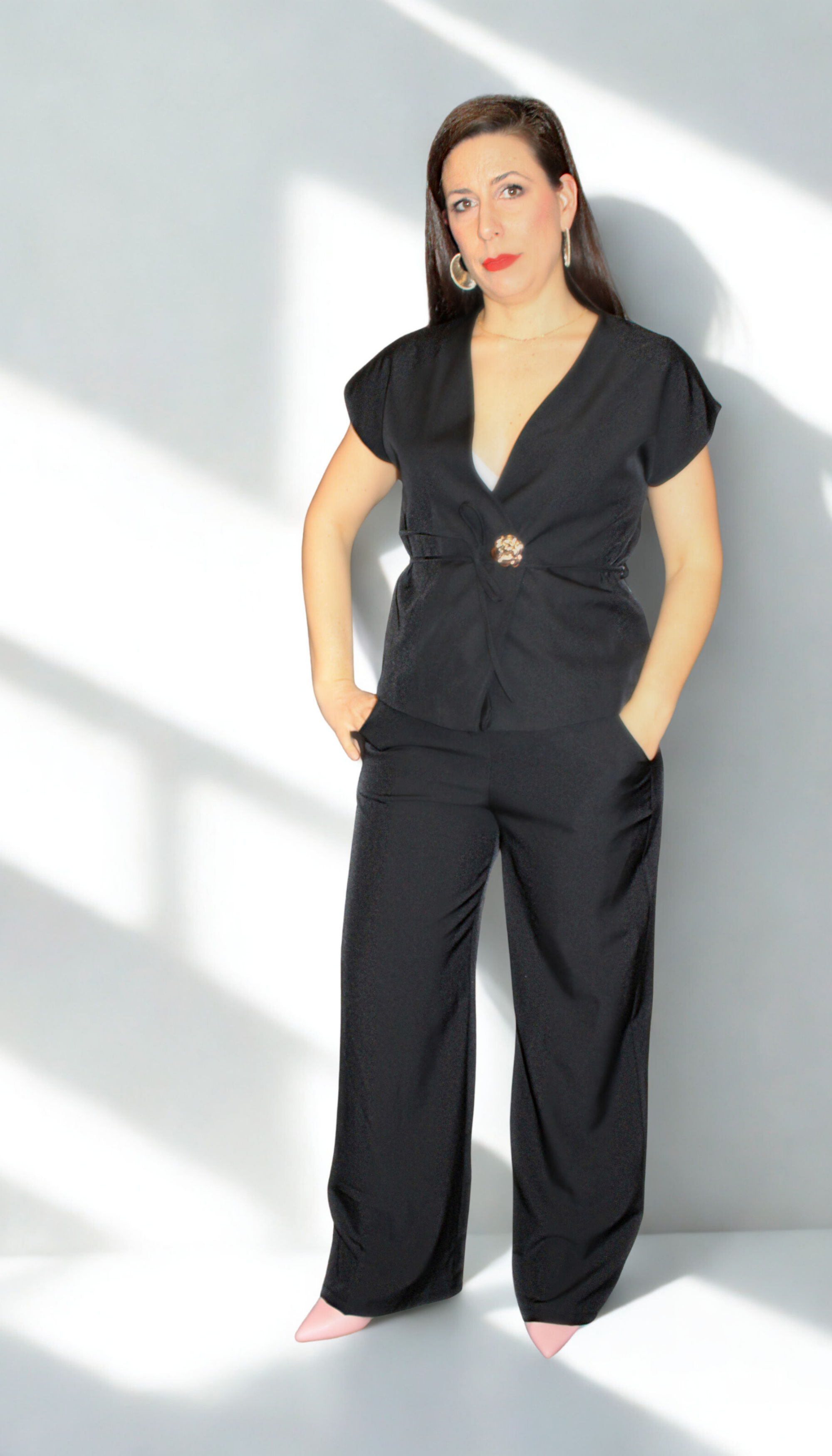 Completo donna Daisy – elegante, femminile e versatile – Peplo