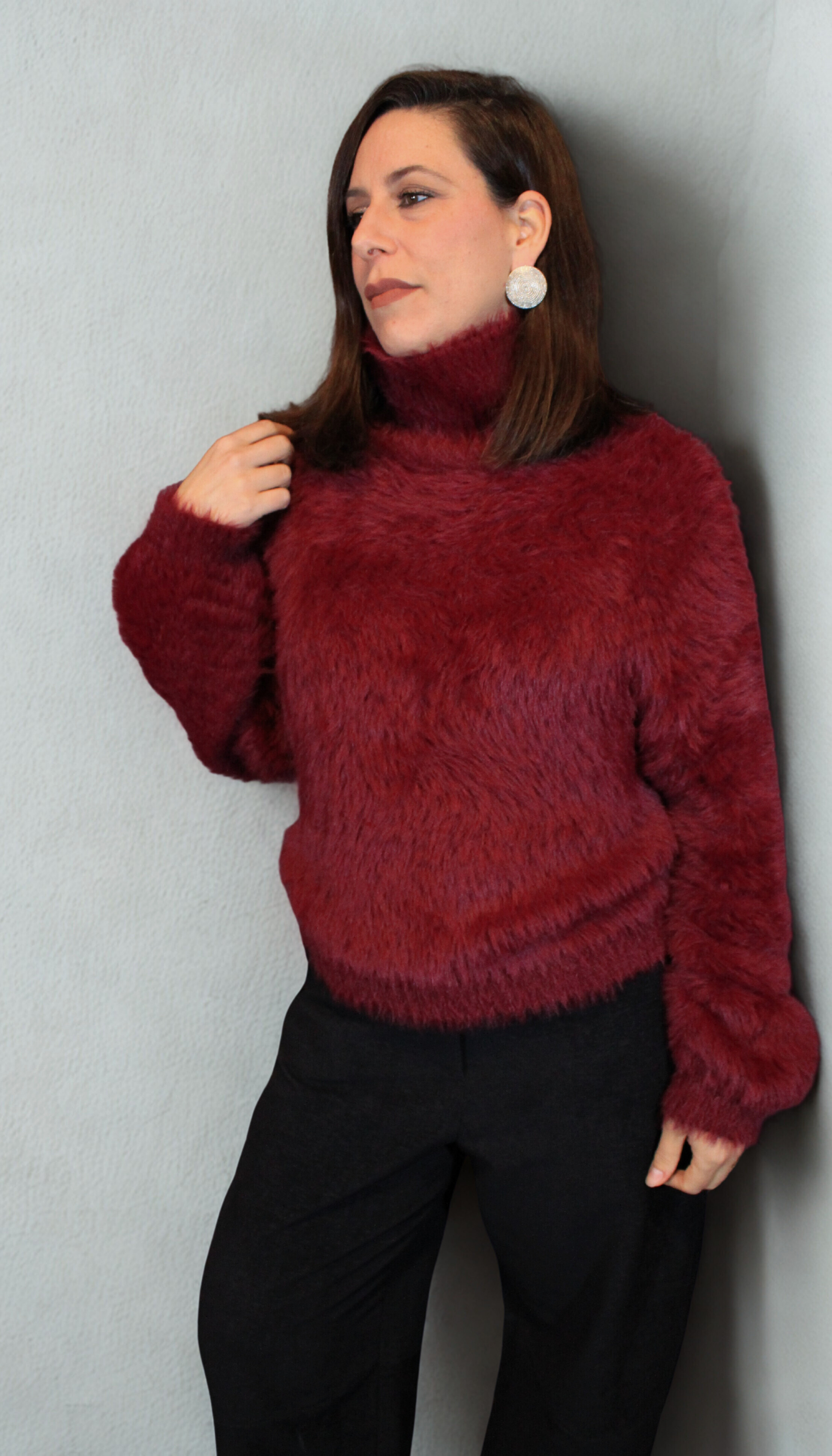 Maglione donna furry – morbido, caldo e chic