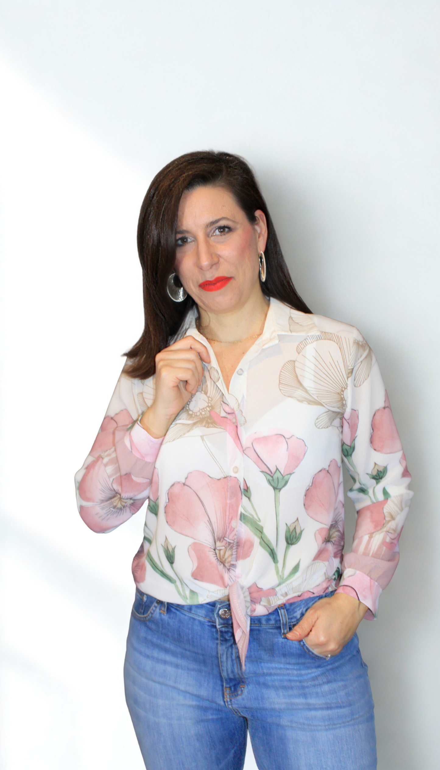 Camicia donna Tulli – elegante, femminile e versatile – Peplo