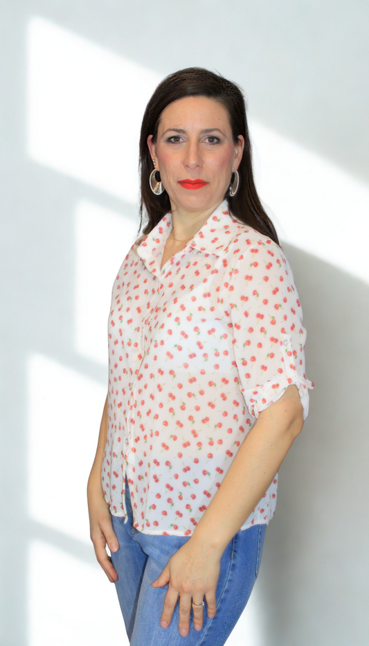Camicia donna Cherry – femminile, elegante e versatile – Peplo
