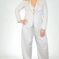 Giacca donna con bottoni gioiello – elegante e chic – Peplo