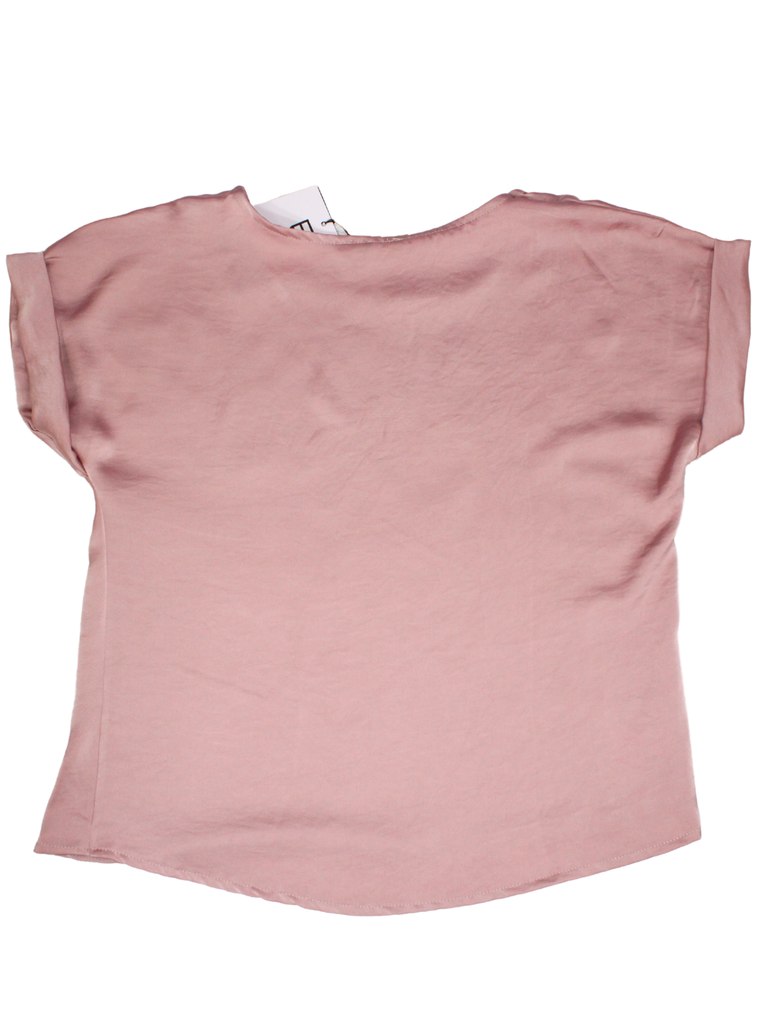 Maglia effetto raso manica corta
