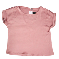 Maglia effetto raso manica corta