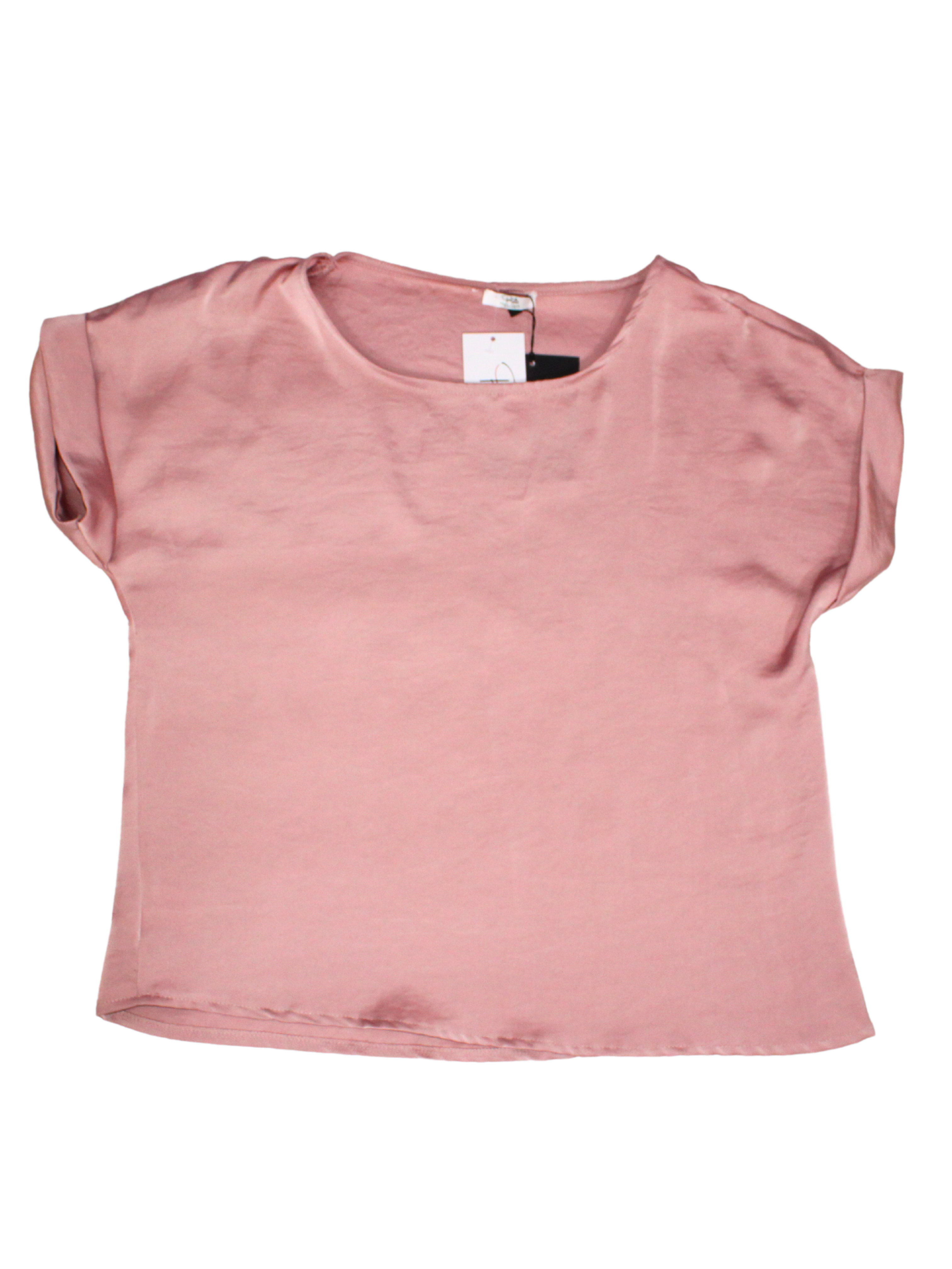 Maglia effetto raso manica corta
