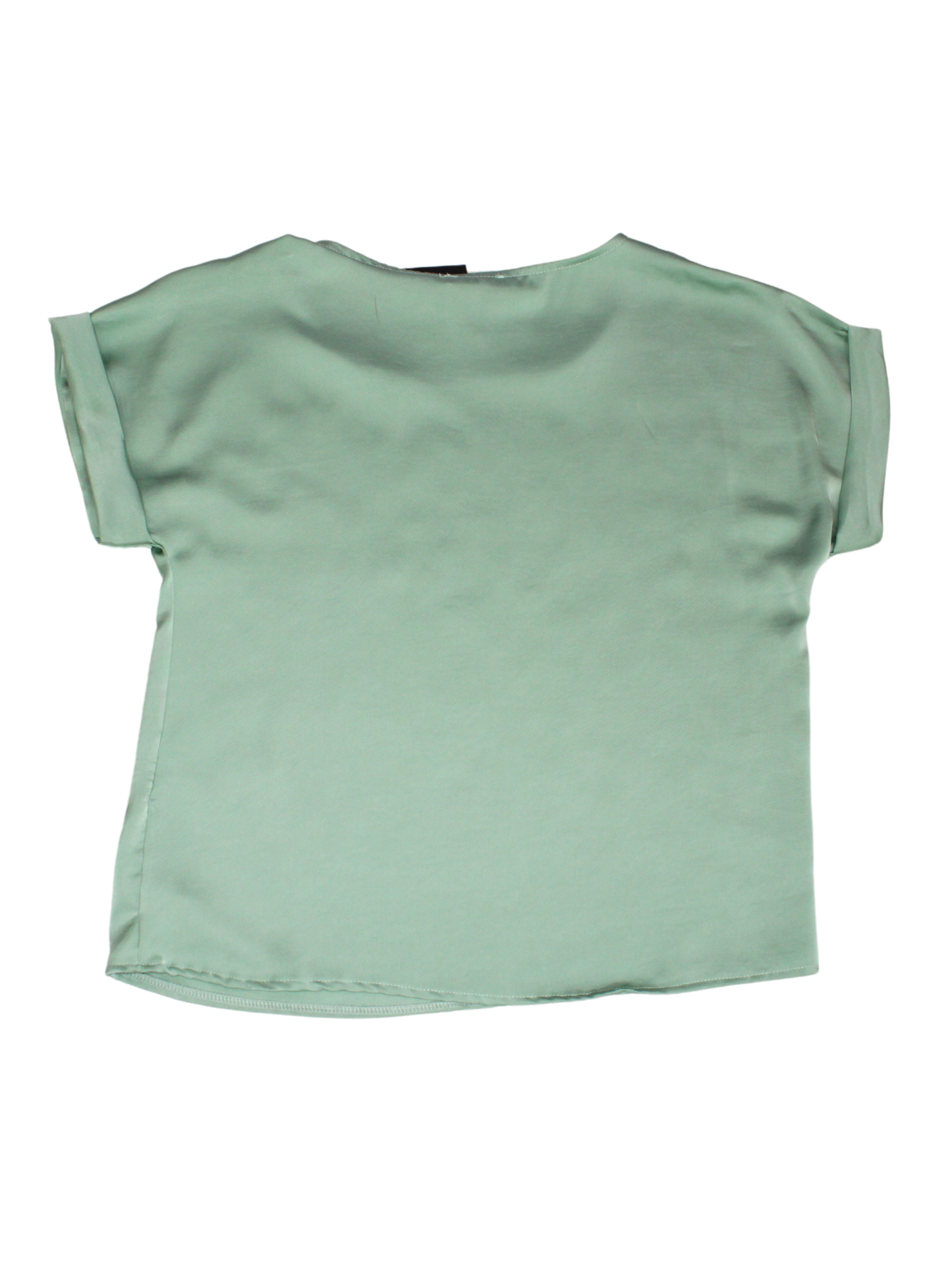 Maglia effetto raso manica corta