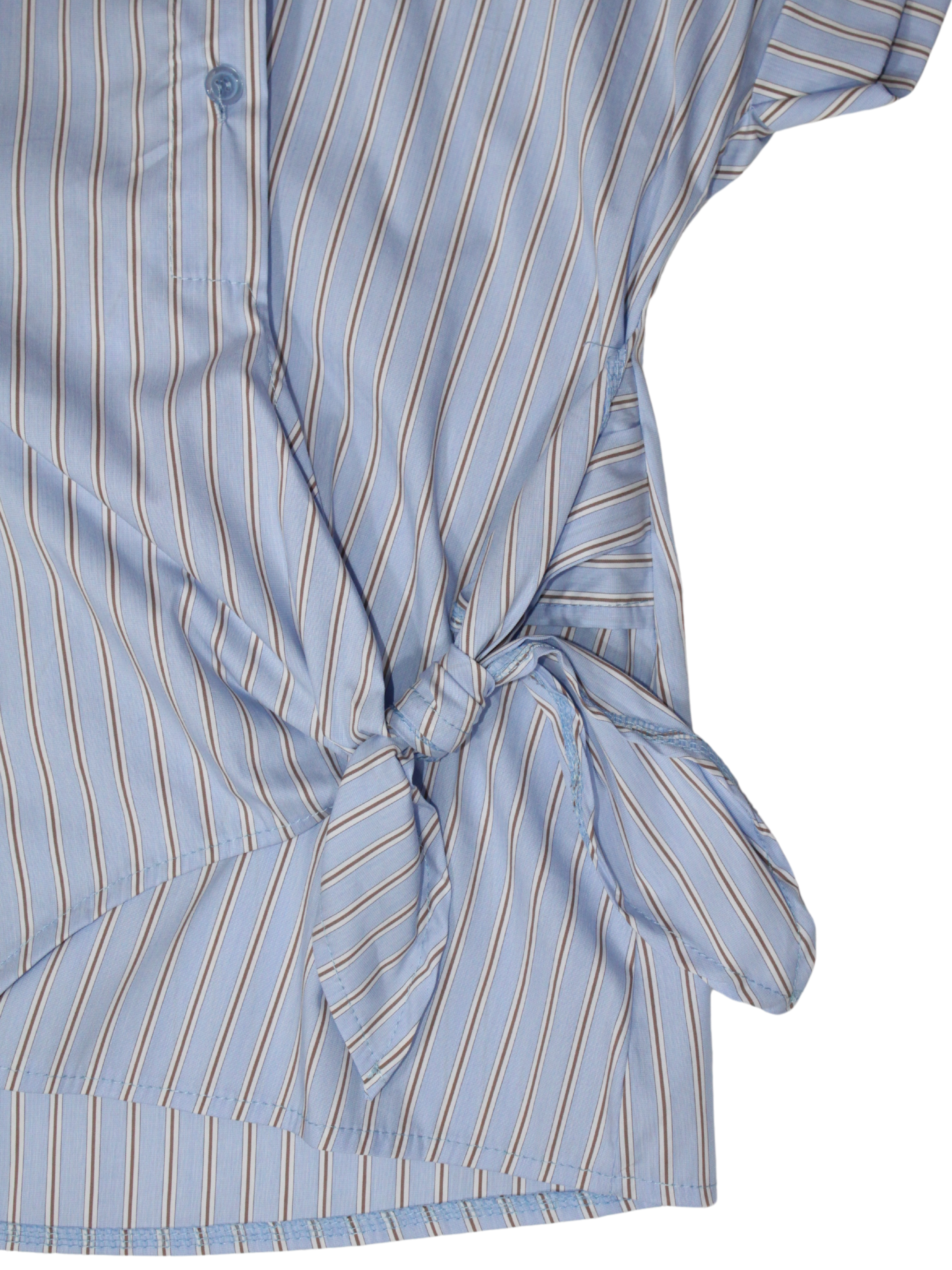 Camicia asimmetrica con fiocco