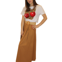 T-shirt cherry animalier