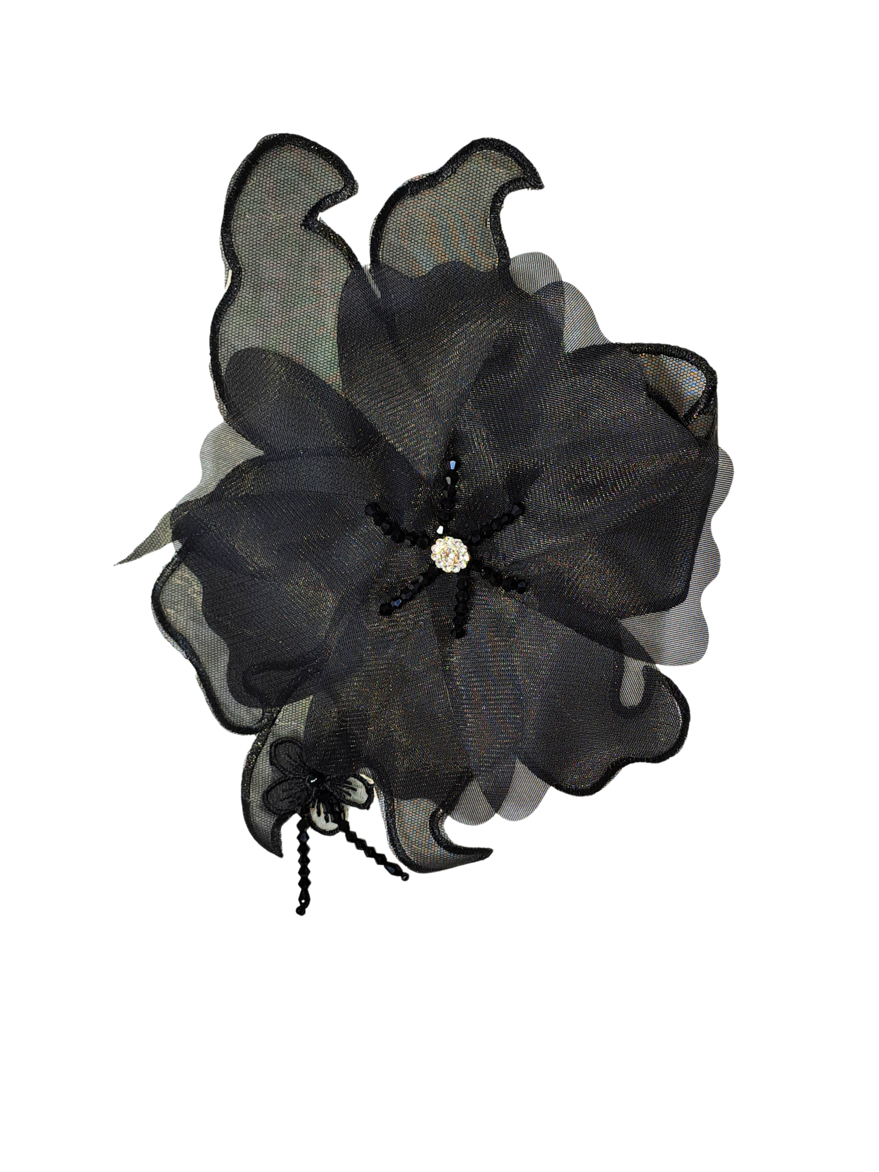 T-shirt inserto fiore grande