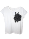T-shirt inserto fiore grande
