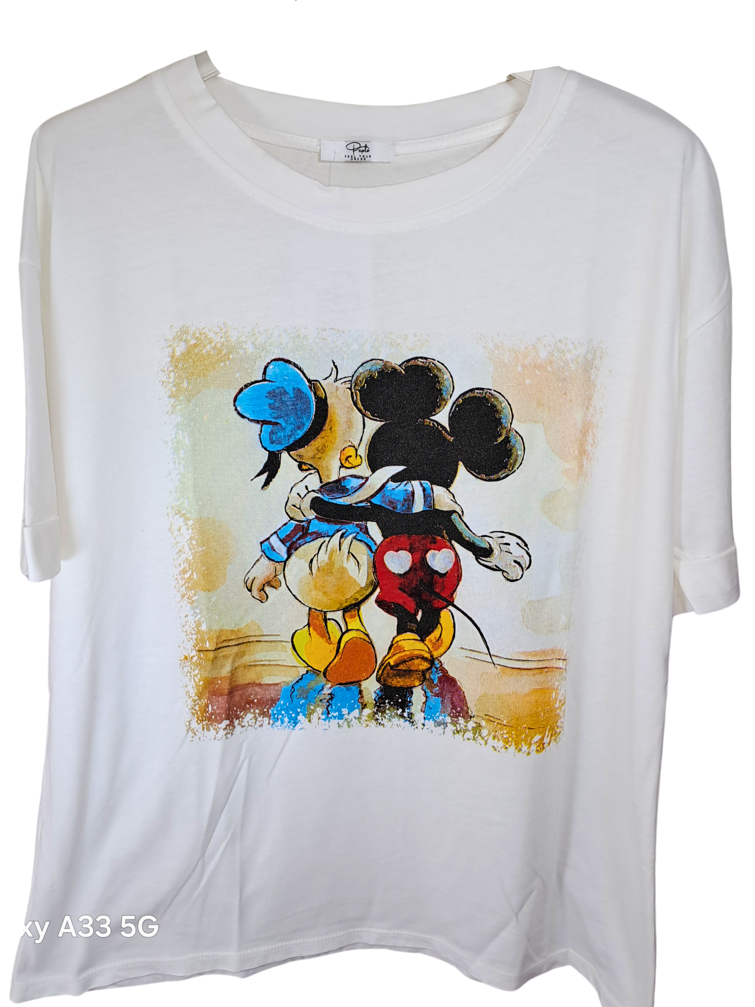 T-shirt Topolino Paperino
