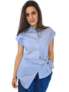 Camicia asimmetrica con fiocco