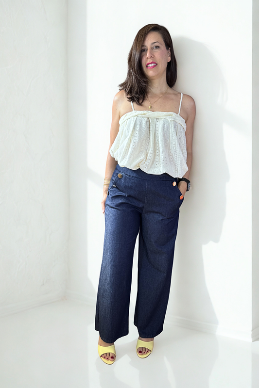 Pantalone Gold effetto Jeans Gold