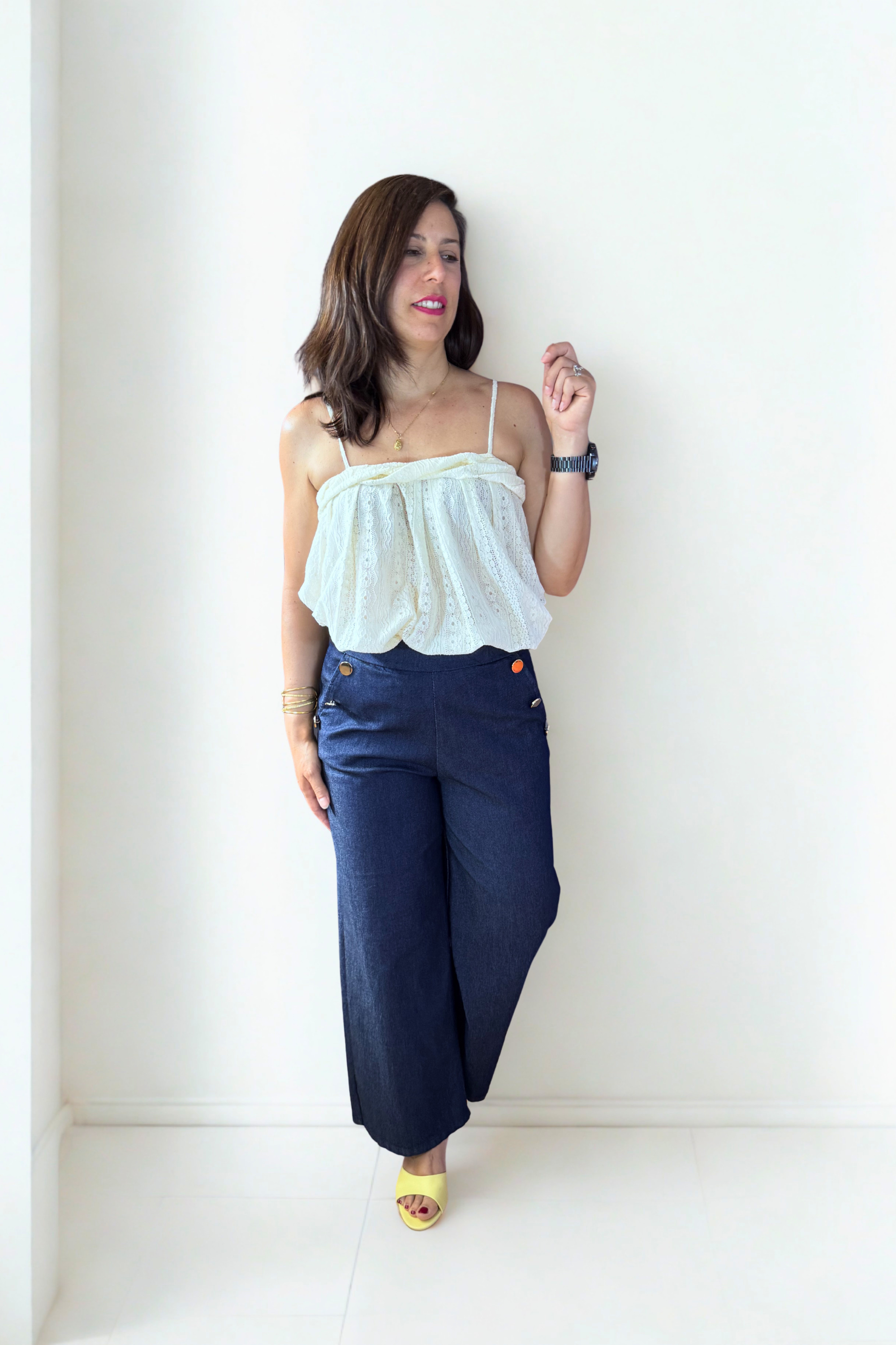 Pantalone Gold effetto Jeans Gold