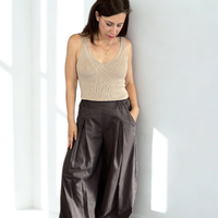 Pantalone wide lag
