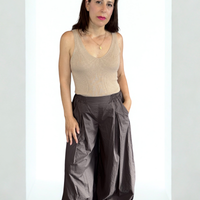 Pantalone wide lag