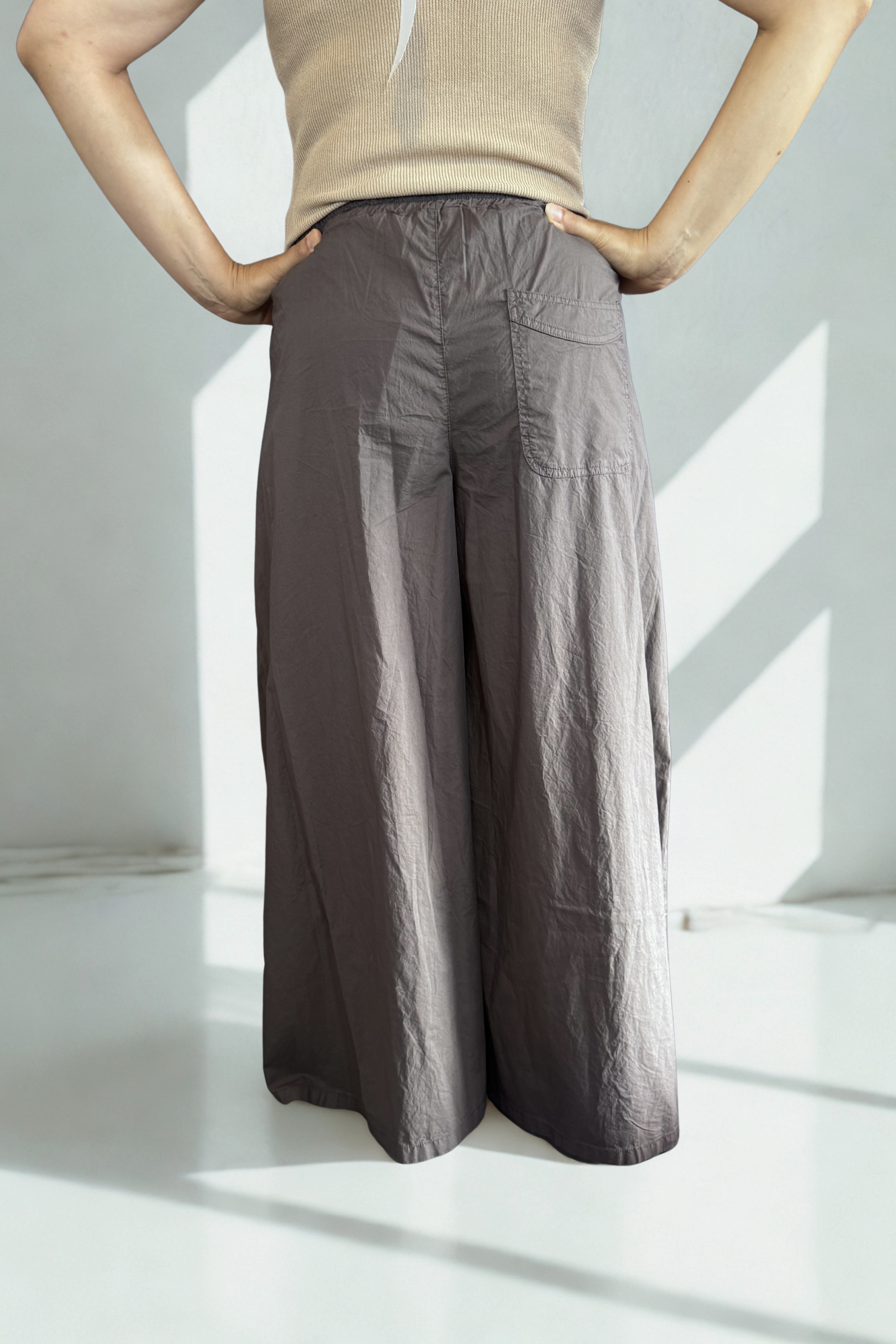 Pantalone wide lag