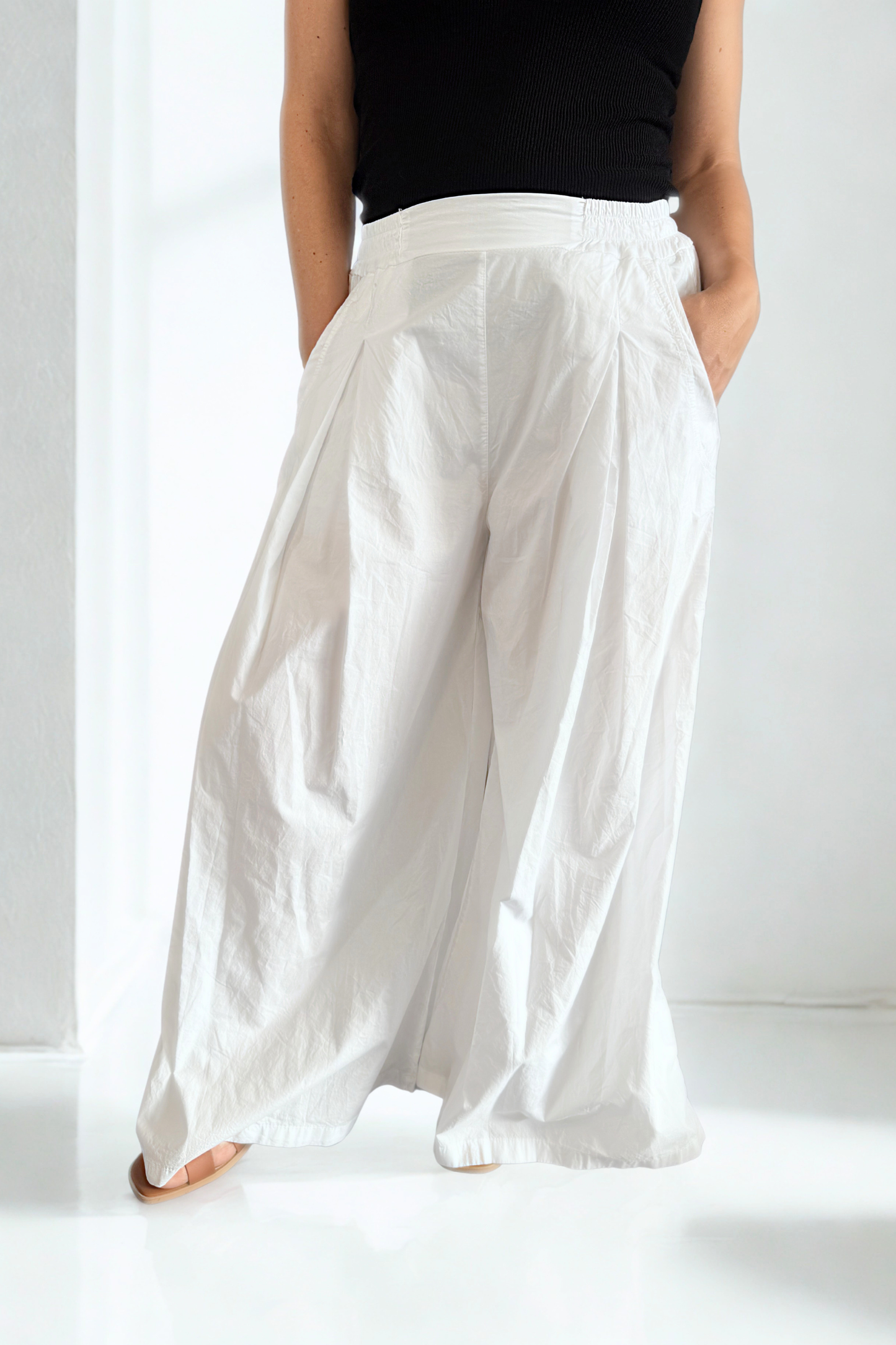 Pantalone wide lag