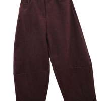 Pantalone baloon scamosciato