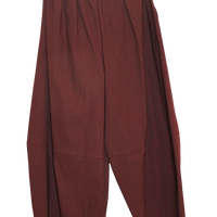 Pantalone Baloon nero e bordeaux