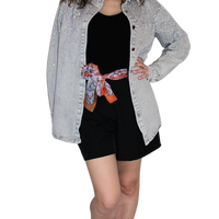 Shorts cinta foulard
