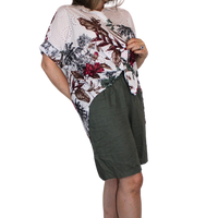 Camicia Wild in pizzo Sangallo