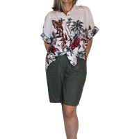 Camicia Wild in pizzo Sangallo