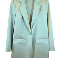 Giacca donna effetto raso – elegante e chic – Peplo