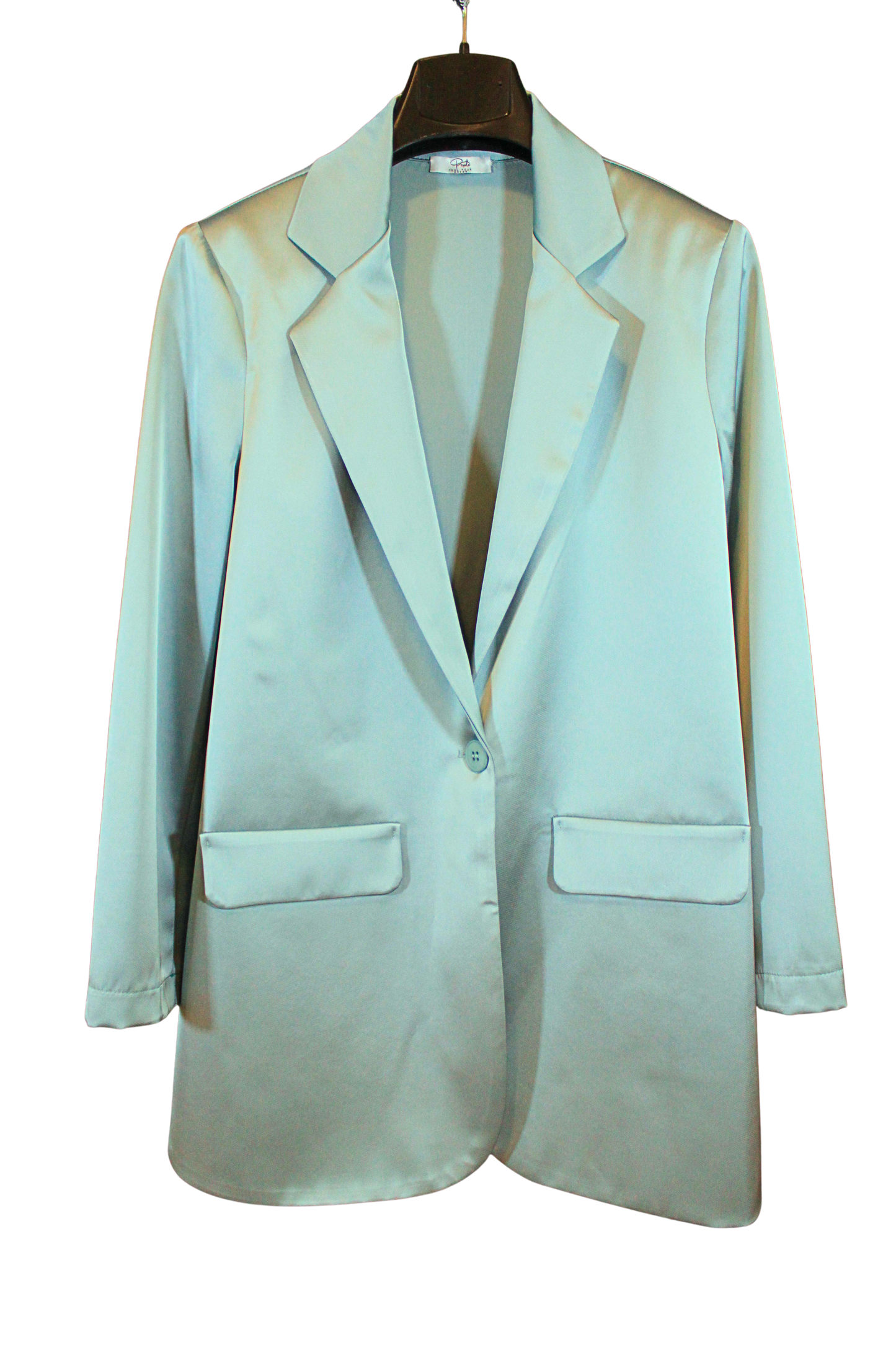 Giacca donna effetto raso – elegante e chic – Peplo