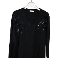 Maglione donna Flowers – morbido, femminile e chic