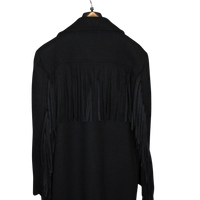 Cappotto donna con frange elegante e moderno